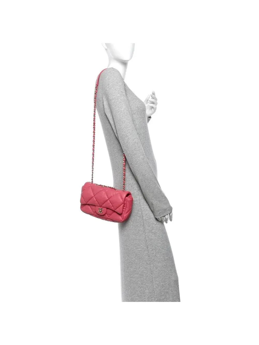 Chanel Calfskin Quilted Medium Bubbly #343066C31B